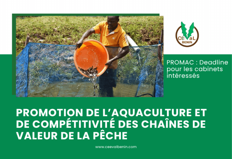 Bénin : dernière ligne droite pour les études de cinq villages aquacoles